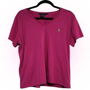 RL RELAXED FIT WOMEN'S COTTON T-SHIRT EUC XL